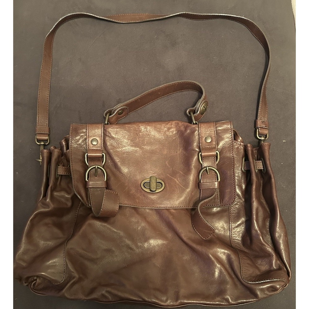 Gerard Darel‎ Women's Handbags Brown Leather Shoulder bag